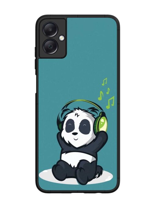 Music Panda Glossy Metal Phone Cover for Samsung Galaxy A05