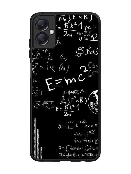 E=Mc2 Mass?Energy Equivalence Glossy Metal Phone Cover for Samsung Galaxy A05 Zapvi