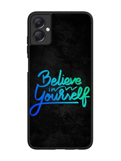 Believe In Yourself Glossy Metal Phone Cover for Samsung Galaxy A05 Zapvi