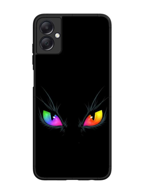 Cat Eyes Glossy Metal Phone Cover for Samsung Galaxy A05 Zapvi