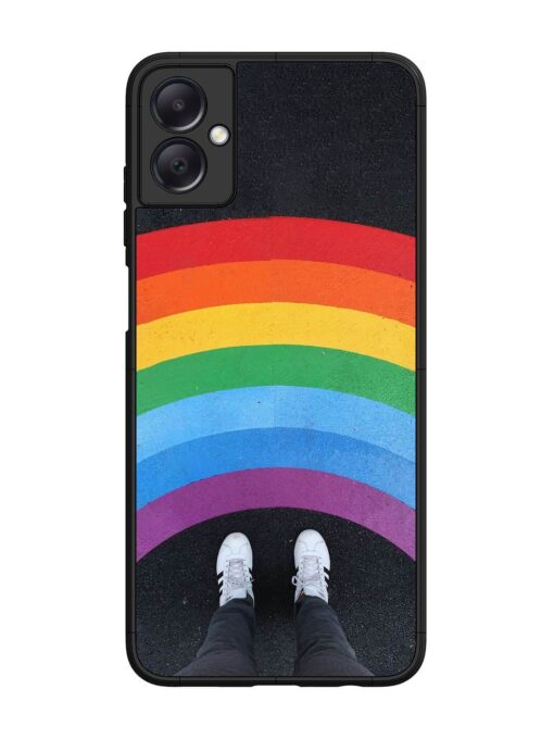 Legs Rainbow Glossy Metal TPU Phone Cover for Samsung Galaxy A05 Zapvi