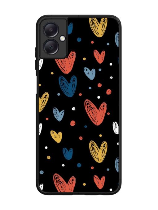 Happy Valentines Day Glossy Metal TPU Phone Cover for Samsung Galaxy A05 Zapvi