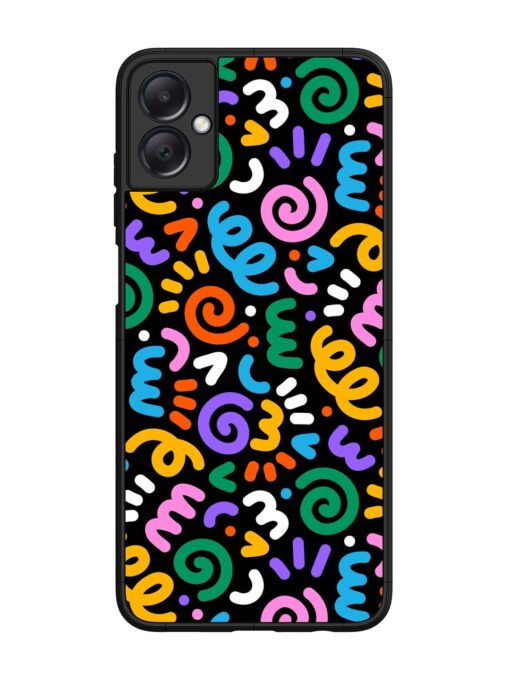 Colorful Seamless Vector Glossy Metal Phone Cover for Samsung Galaxy A05