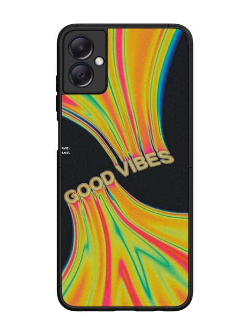 Good Vibes Glossy Metal Phone Cover for Samsung Galaxy A05