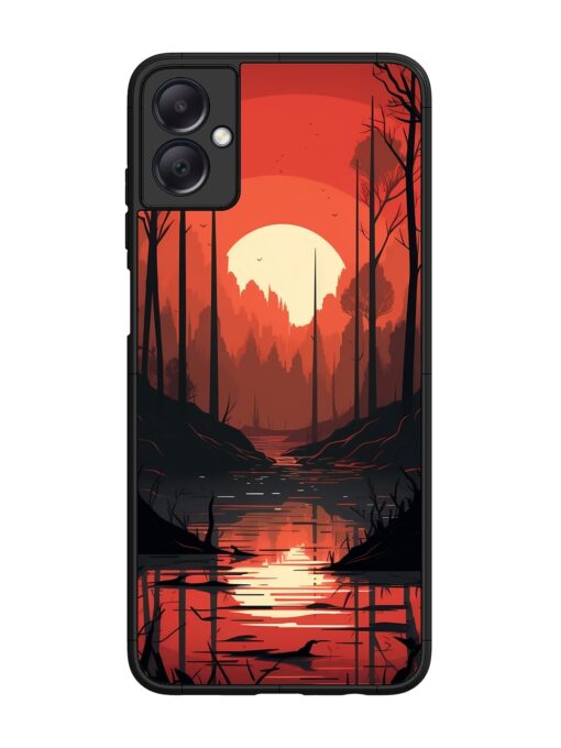 Natural Landscape Glossy Metal Phone Cover for Samsung Galaxy A05 Zapvi