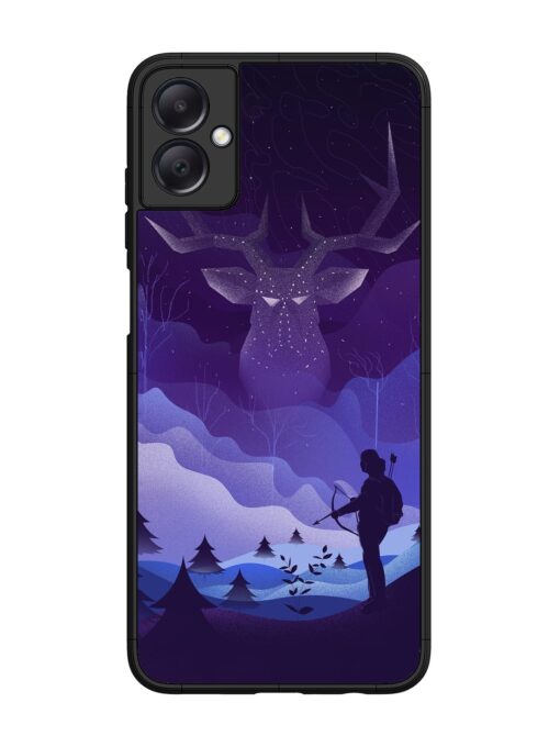 Deer Forest River Glossy Metal Phone Cover for Samsung Galaxy A05