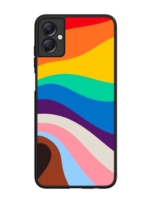 Minimal Pride Art Glossy Metal Phone Cover for Samsung Galaxy A05 Zapvi