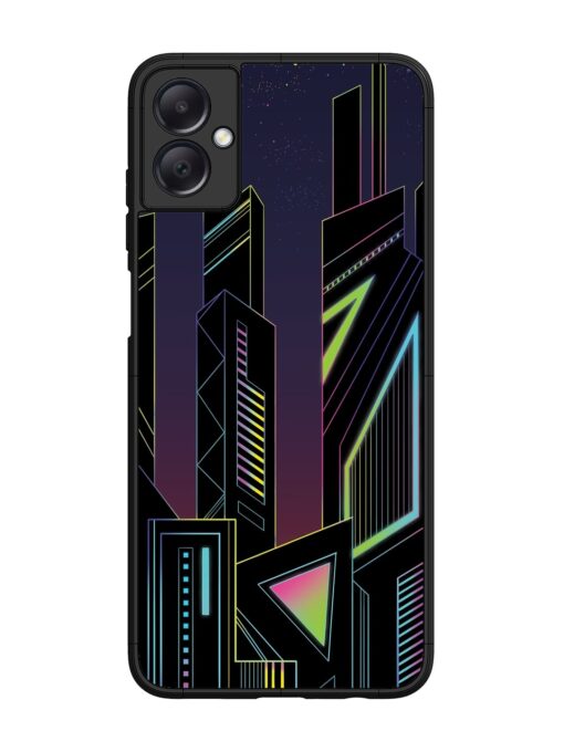 Neon Dreamscape Glossy Metal Phone Cover for Samsung Galaxy A05