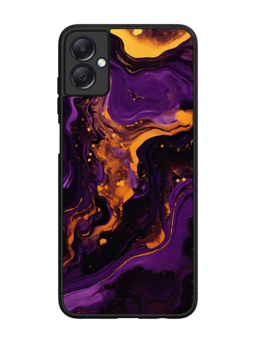 Painting Of A Purple Glossy Metal Phone Cover for Samsung Galaxy A05