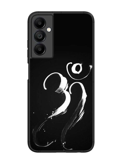 Om Logo Glossy Metal Phone Cover for Samsung Galaxy A05S