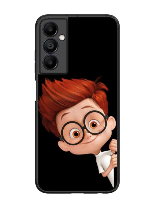 Smart Boy Cartoon Glossy Metal Phone Cover for Samsung Galaxy A05S