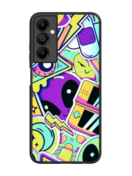 Scratch Art Glossy Metal Phone Cover for Samsung Galaxy A05S Zapvi