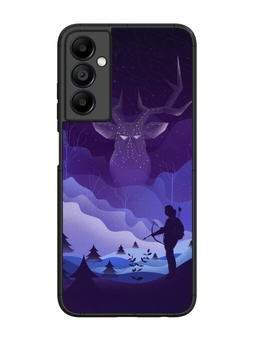 Deer Forest River Glossy Metal Phone Cover for Samsung Galaxy A05S Zapvi