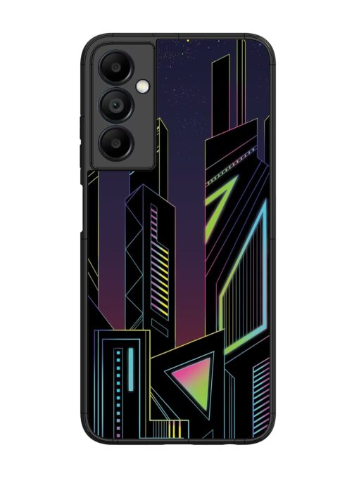 Neon Dreamscape Glossy Metal Phone Cover for Samsung Galaxy A05S