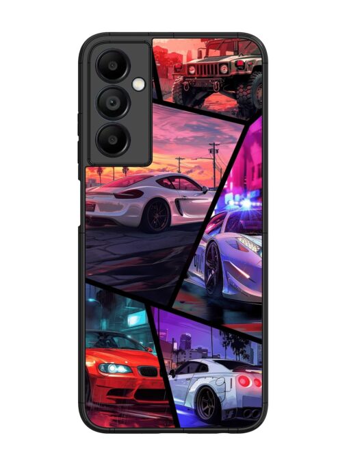 Ride In Pixels Glossy Metal Phone Cover for Samsung Galaxy A05S Zapvi