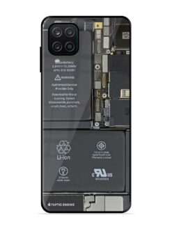 Phone Insider Glossy Metal Phone Cover for Samsung Galaxy A12