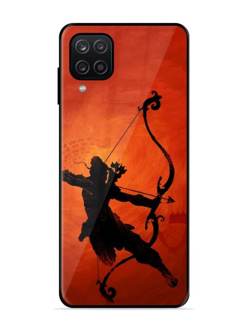 Illustration Lord Rama Glossy Metal Phone Cover for Samsung Galaxy A12 Zapvi