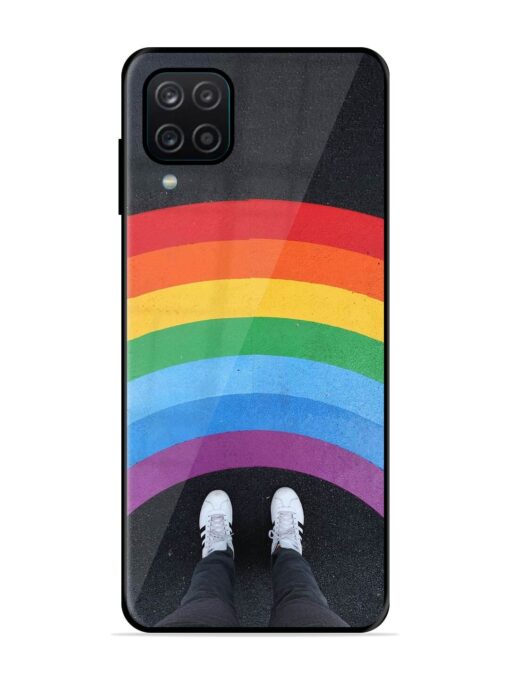 Legs Rainbow Glossy Metal TPU Phone Cover for Samsung Galaxy A12 Zapvi