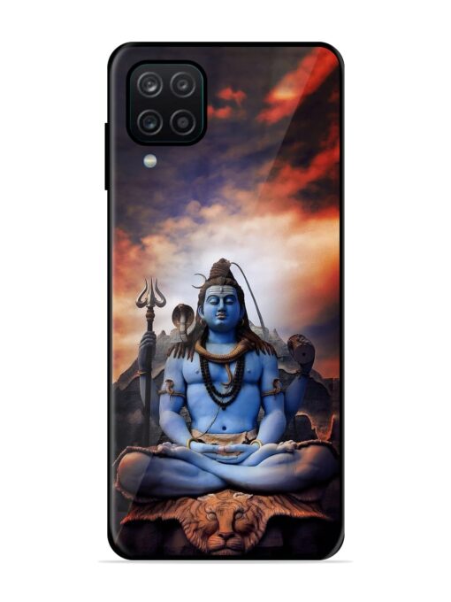 Jai Jai Shiv Glossy Metal Phone Cover for Samsung Galaxy A12 Zapvi