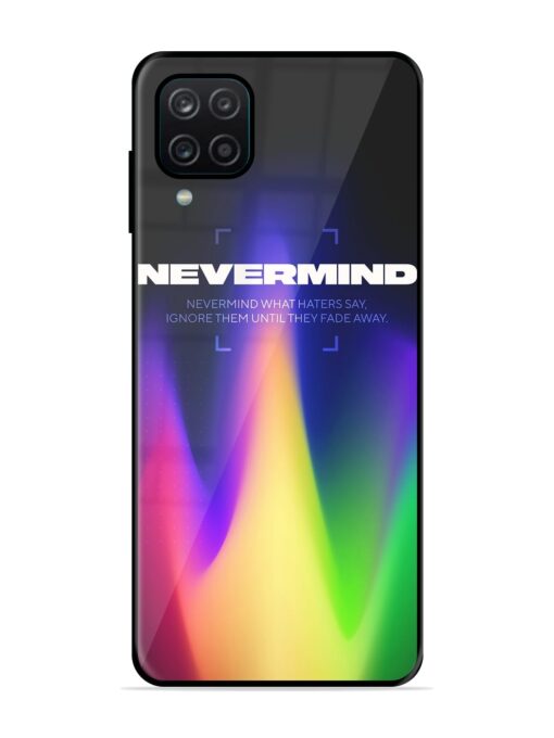 Nevermind Glossy Metal Phone Cover for Samsung Galaxy A12 Zapvi