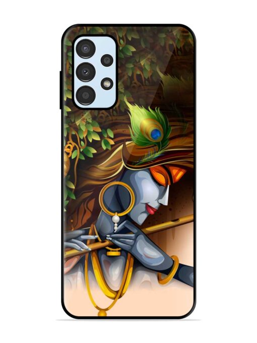 Krishna Glossy Metal Phone Cover for Samsung Galaxy A13 Zapvi