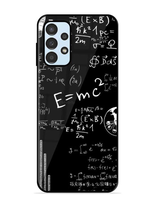 E=Mc2 Mass?Energy Equivalence Glossy Metal Phone Cover for Samsung Galaxy A13 Zapvi