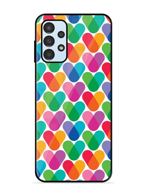 Overlapping Colors Colorful Glossy Metal TPU Phone Cover for Samsung Galaxy A13 Zapvi