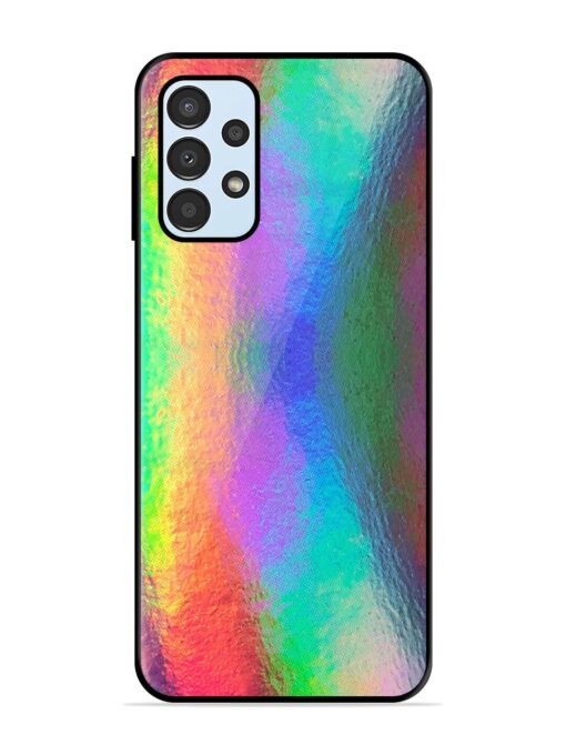 Colorful Holographic Background Glossy Metal TPU Phone Cover for Samsung Galaxy A13 Zapvi