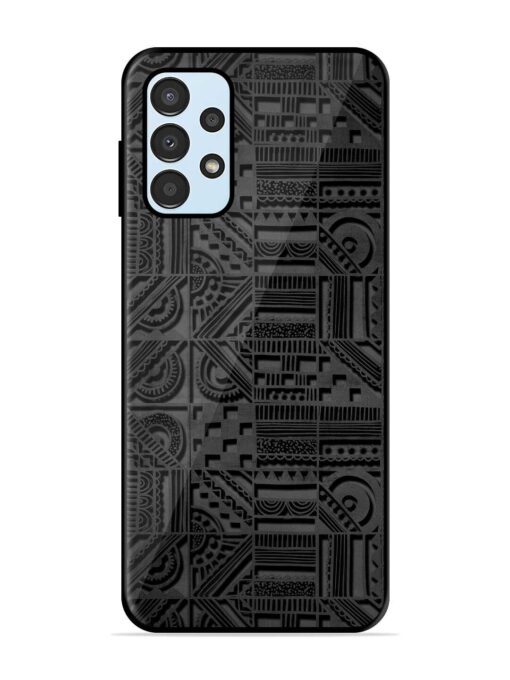 Seamless Pattern Glossy Metal Phone Cover for Samsung Galaxy A13 Zapvi