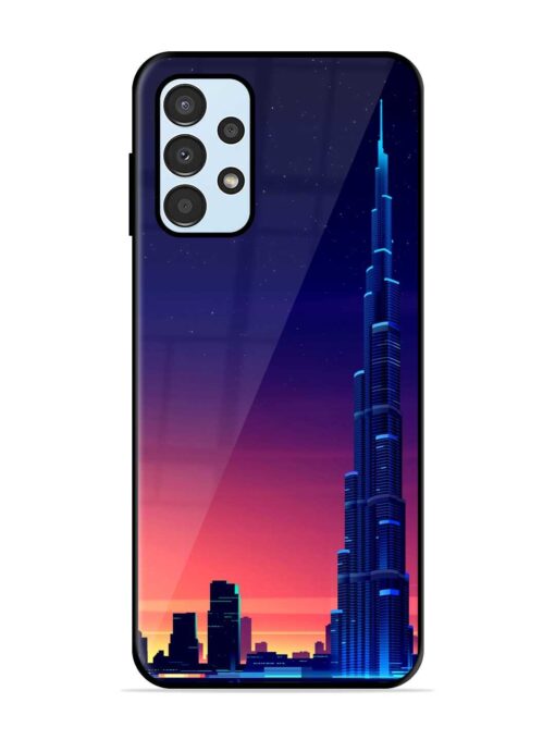 Burj Khalifa Abstract Glossy Metal Phone Cover for Samsung Galaxy A13 Zapvi