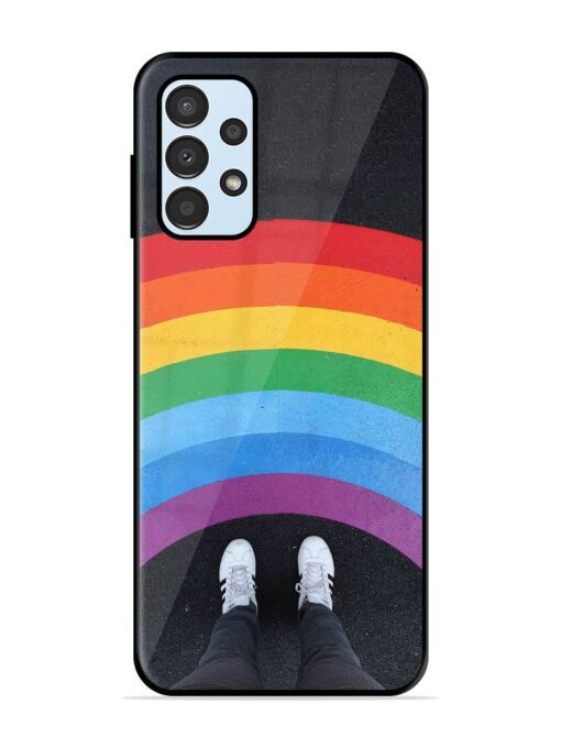 Legs Rainbow Glossy Metal TPU Phone Cover for Samsung Galaxy A13 Zapvi