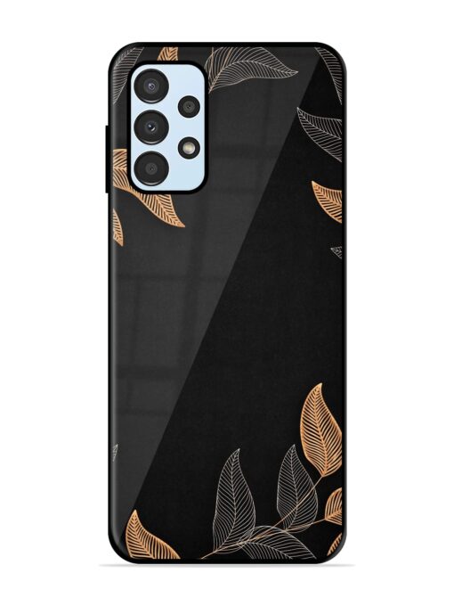 Foliage Art Glossy Metal Phone Cover for Samsung Galaxy A13 Zapvi