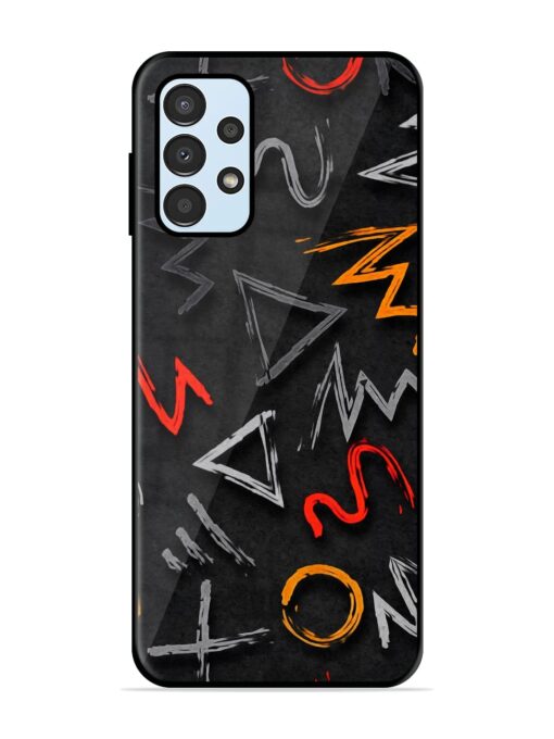 Grungy Graffiti Glossy Metal Phone Cover for Samsung Galaxy A13 Zapvi