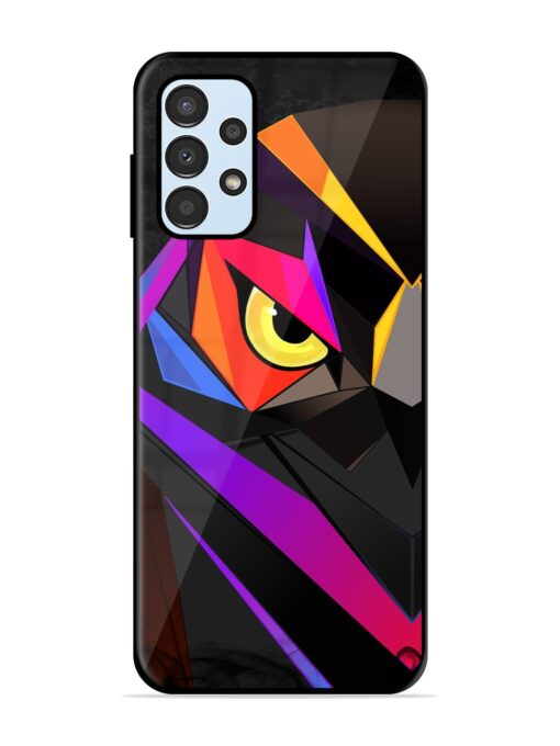 Wpap Owl Glossy Metal Phone Cover for Samsung Galaxy A13 Zapvi