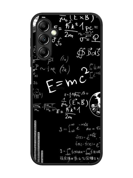 E=Mc2 Mass?Energy Equivalence Glossy Metal Phone Cover for Samsung Galaxy A14 (5G) Zapvi