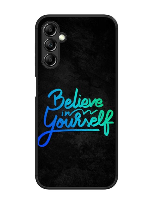 Believe In Yourself Glossy Metal Phone Cover for Samsung Galaxy A14 (5G) Zapvi