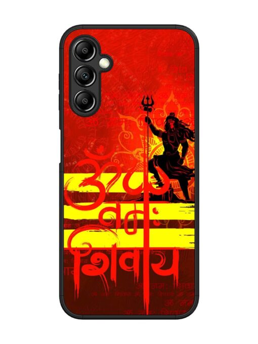 Illustration Lord Shiva Glossy Metal TPU Phone Cover for Samsung Galaxy A14 (5G)