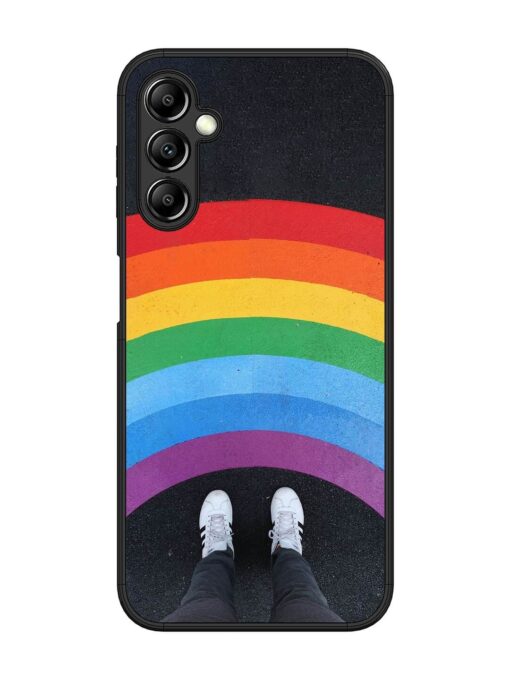 Legs Rainbow Glossy Metal TPU Phone Cover for Samsung Galaxy A14 (5G) Zapvi