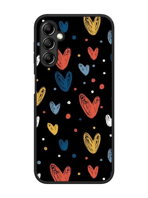 Happy Valentines Day Glossy Metal TPU Phone Cover for Samsung Galaxy A14 (5G) Zapvi