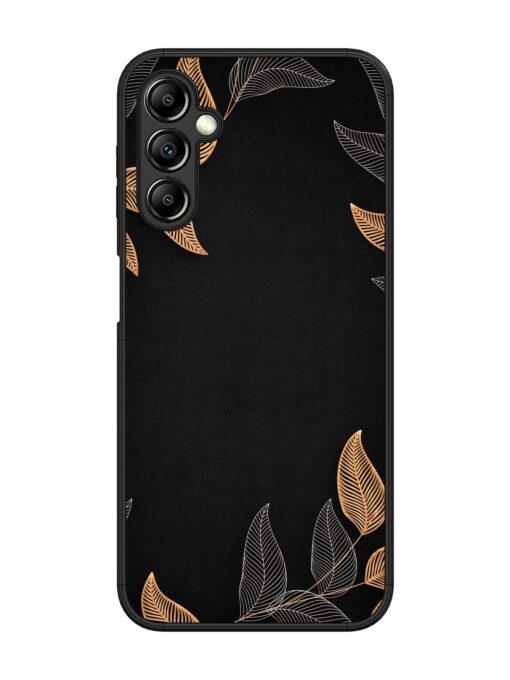 Foliage Art Glossy Metal Phone Cover for Samsung Galaxy A14 (5G) Zapvi