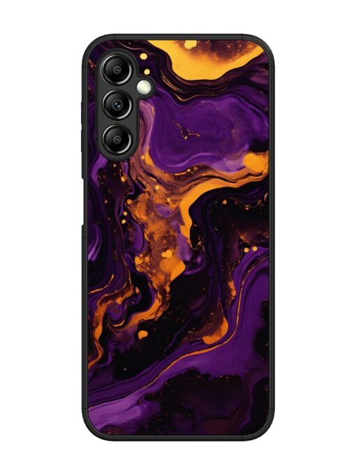 Painting Of A Purple Glossy Metal Phone Cover for Samsung Galaxy A14 (5G) Zapvi