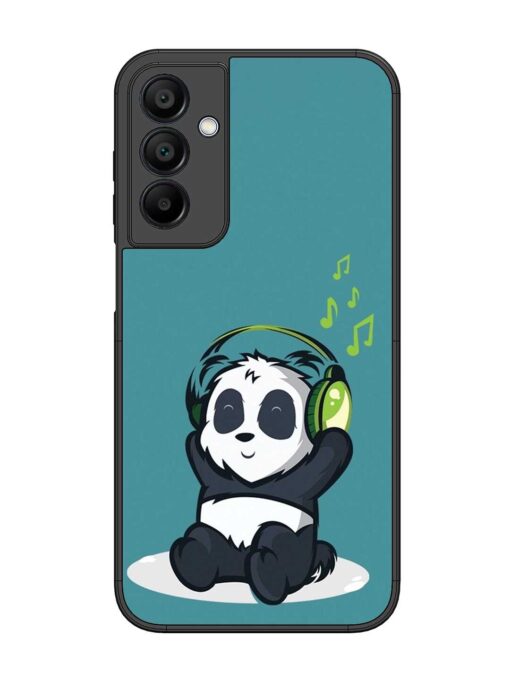 Music Panda Glossy Metal Phone Cover for Samsung Galaxy A15 (5G) Zapvi