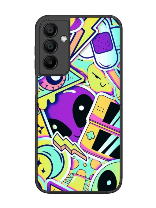 Scratch Art Glossy Metal Phone Cover for Samsung Galaxy A15 (5G) Zapvi