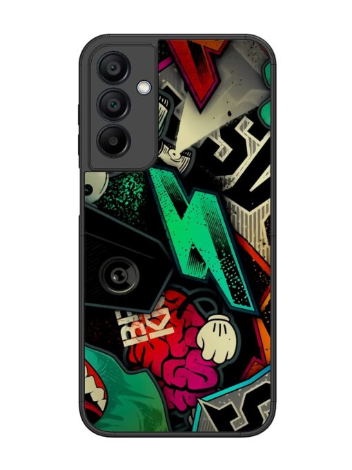 Graffiti Art Glossy Metal Phone Cover for Samsung Galaxy A15 (5G) Zapvi