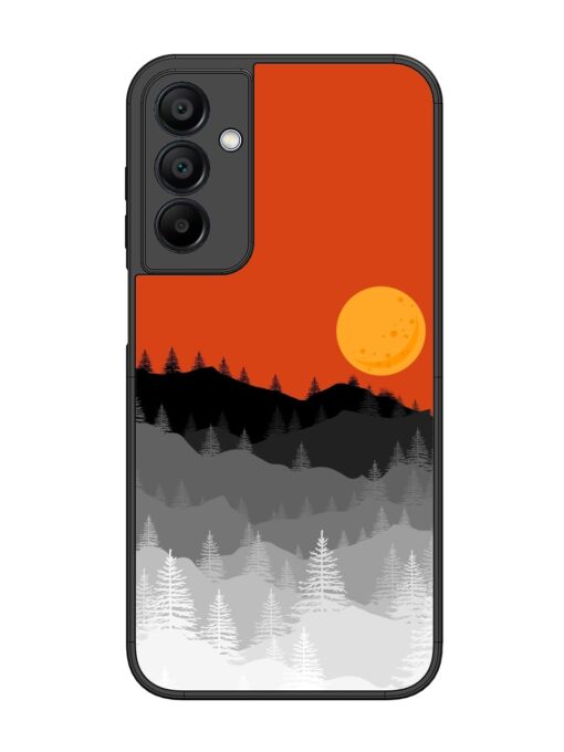 Mountain Lofi Sun Glossy Metal Phone Cover for Samsung Galaxy A15 (5G) Zapvi