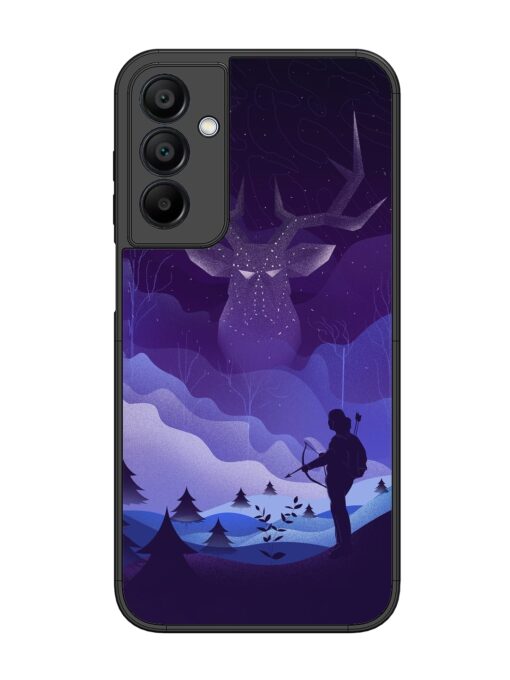 Deer Forest River Glossy Metal Phone Cover for Samsung Galaxy A15 (5G) Zapvi