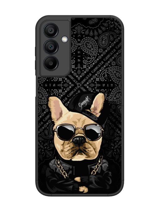 Gangsta Cool Sunmetales Dog Glossy Metal Phone Cover for Samsung Galaxy A15 (5G) Zapvi