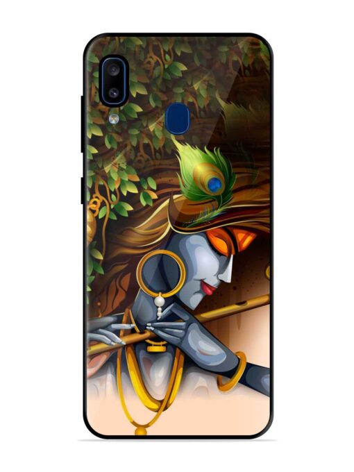 Krishna Glossy Metal Phone Cover for Samsung Galaxy A20