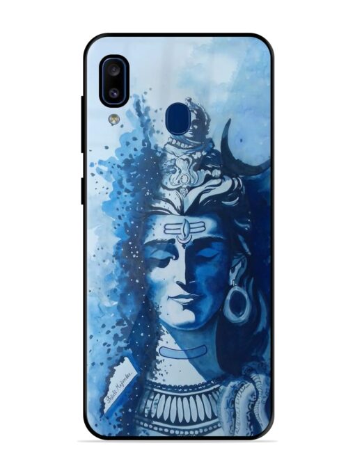 Shiv Art Glossy Metal Phone Cover for Samsung Galaxy A20 Zapvi