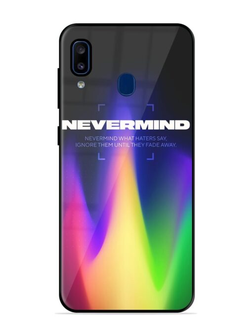 Nevermind Glossy Metal Phone Cover for Samsung Galaxy A20 Zapvi